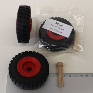 Rad komplett 64 mm